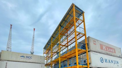 Владрыбтерминал завершил устройство эстакады на рефрижераторном терминале