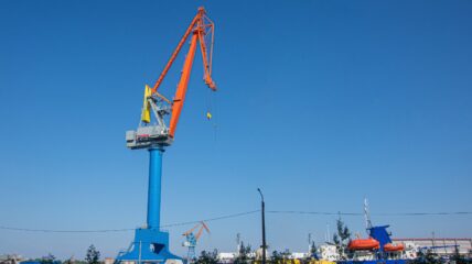 Два портальных монтажных крана введены в эксплуатацию на территории ОСК «Севмаш»
