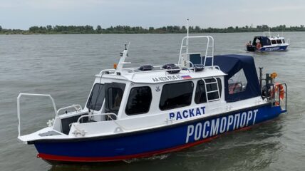 Три новых гидрографических катера проекта АМГ 112 приступают к работам в Каспийском бассейне