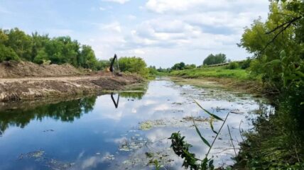 В Саратовской области продолжаются работы по расчистке русел рек