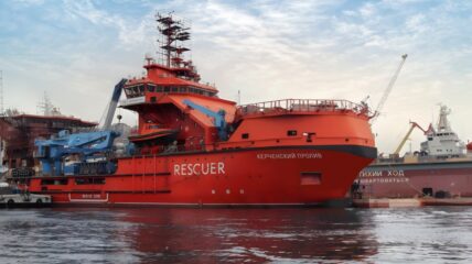 Амурский судостроительный завод ОСК продолжает швартовные испытания спасателя «Керченский пролив» проекта MPSV06