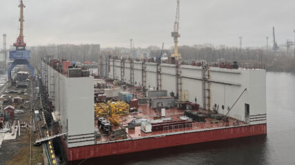 ССК завершила стыковку дока проекта 28140С для завода ОСК «Красная Кузница»