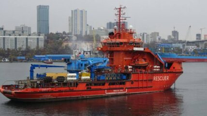 Амурский судостроительный завод ОСК начал ходовые испытания судна-спасателя «Керченский пролив» проекта MPSV06