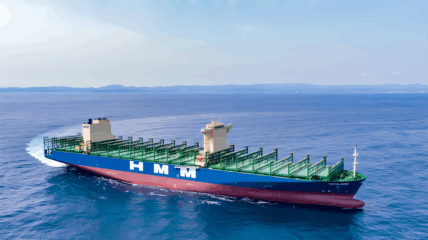 Южнокорейская Hanwha Ocean получила заказ на строительство четырех двухтопливных контейнеровозов вместимостью 13 000 TEU