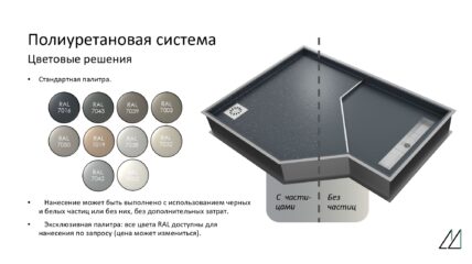 «Мэритайм Монтеринг Рус» выпустили каталог стандартных цветовых решений для полиуретанового покрытия в санитарных кабинах