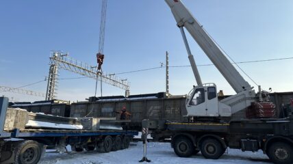 Порт «Остерра» начал работы по электрификации собственных железнодорожных путей
