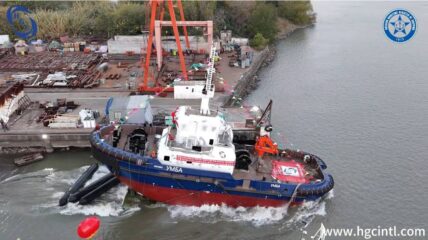 В Шанхае построили новый буксир «Умба» для порта Лавна