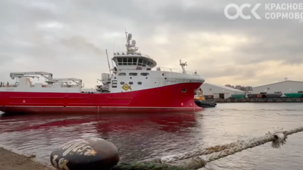 Краболов-процессор проекта КСП01 «Кильдин» вывели на ходовые испытания