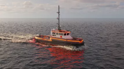 ПКБ «Петробалт» разработало концепт гибридного ледокольного буксира