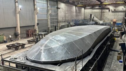 Судоверфь «Речная» начала строительство нового судна проекта F2