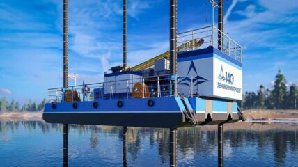 КБ «Стапель» передало заказчику проект самоподъемной платформы проекта RDB 17.03