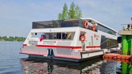 ГТЛК приняла электросудно «Ломоносов» проекта «Москва 2.0» построенное на верфи «Эмпериум»