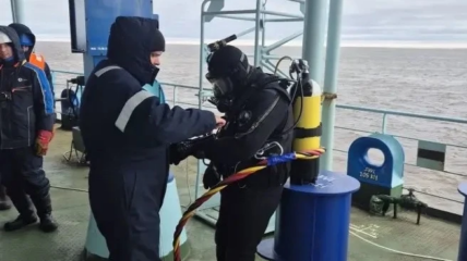 Водолазы Морспасслужбы обследовали корпуса атомных ледоколов «Арктика» и «Якутия» проекта 22220