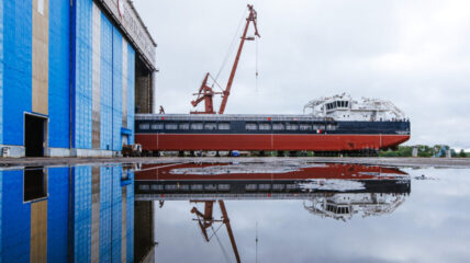 Завод «Красное Сормово» спустил на воду сухогруз проекта RSD59