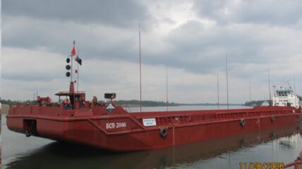 Завершено строительство несамоходной баржи «БСП-2006» проекта 250
