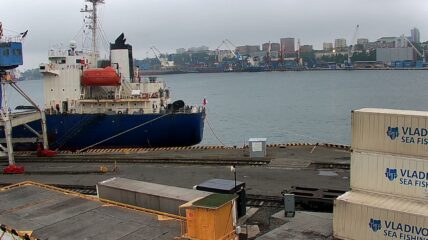 Во Владморрыбпорт зашло первое судно с красной рыбой в рамках нового сезона лососевой путины