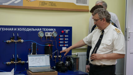 В ГУМРФ имени адмирала С.О. Макарова открыли лабораторию «Судовых холодильных установок и криогенных систем»