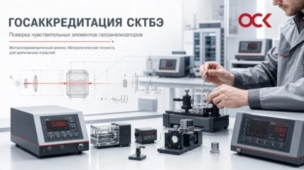 Предприятие ОСК СКТБЭ получило госаккредитацию на поверку чувствительных элементов газоанализаторов