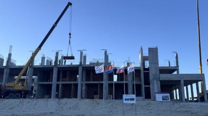 В Пионерском продолжается строительство международного морского терминала